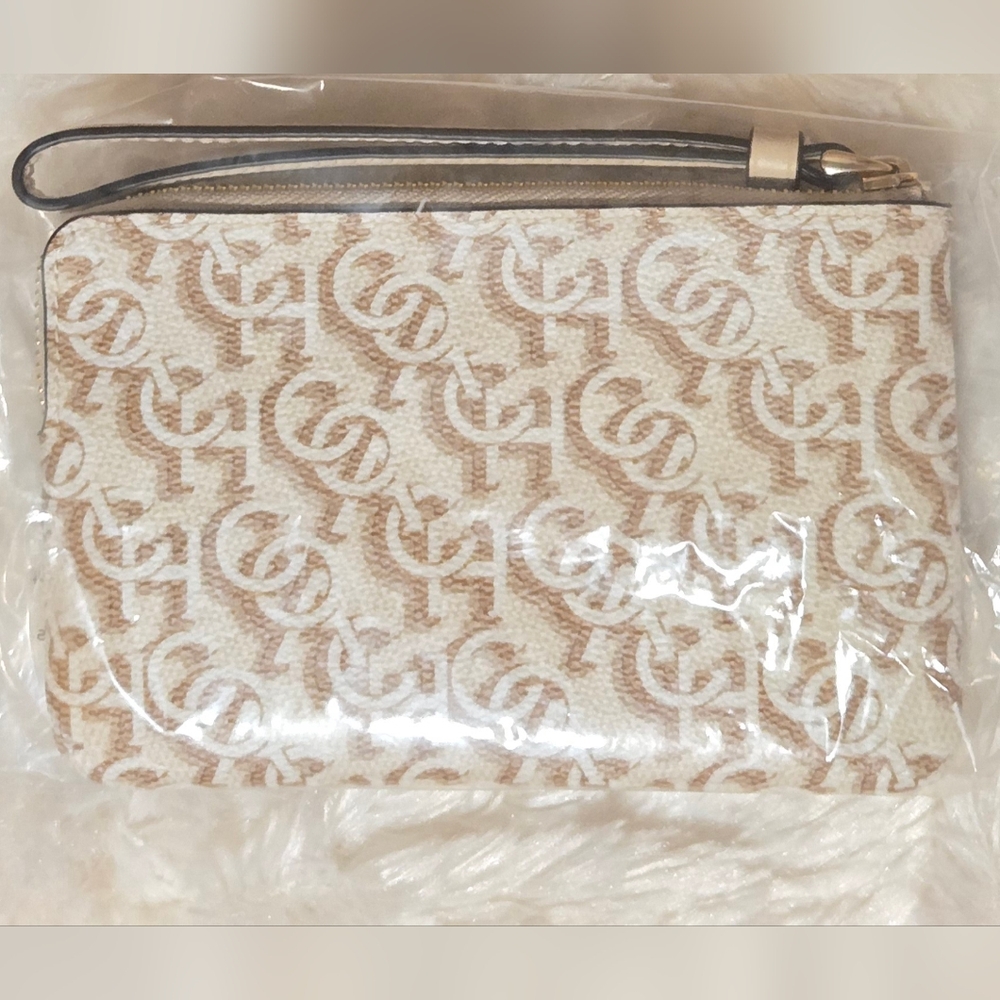 Coach Monogrammed Signature Wristlet